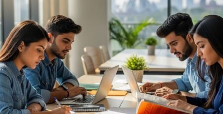 Students attending best CAT coaching in Delhi with expert guidance at Dhirati Education