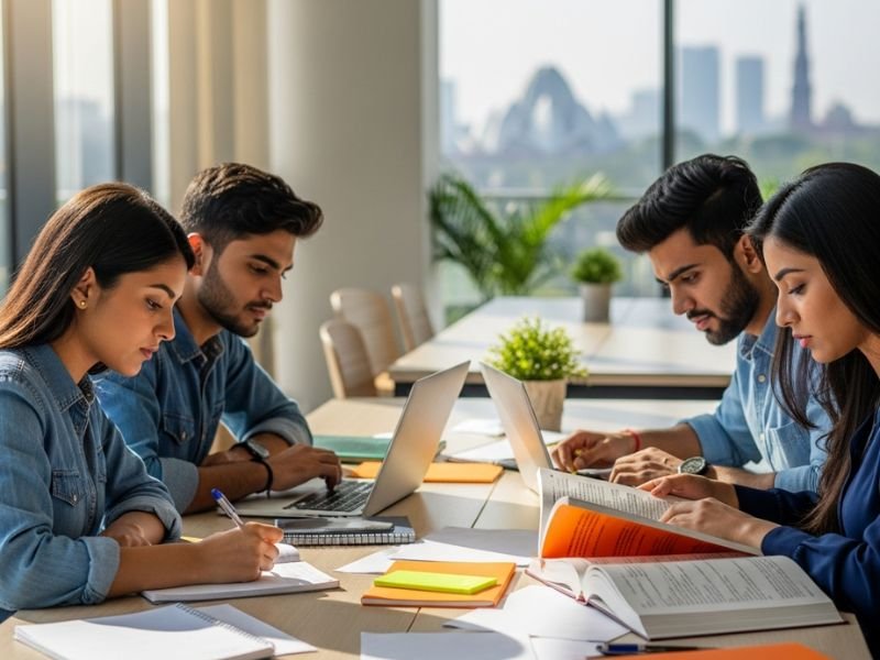 Students attending best CAT coaching in Delhi with expert guidance at Dhirati Education